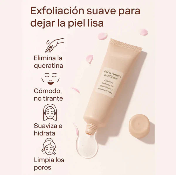 Elimina puntos negros y textura áspera: Suavidad inmediata y tono uniforme en solo 3 aplicaciones.☁️