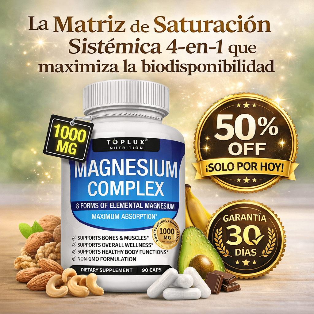 Más descanso, menos ansiedad y cero calambres: Vuelve a dormir profundo en solo 7 noches.🌙