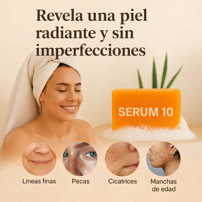 Aclara manchas oscuras y crea un tono de piel más uniforme y luminoso en solo 7 días de uso diario🌟