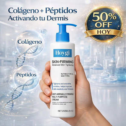 Reafirma desde la dermis, sin procedimientos invasivos Crema Reafirmante Hoygi™ ✨: activación dérmica avanzada en 30 días  | -50% 😱 ¡Solo por HOY! | Piel más Firme y Rejuvenecida ✔