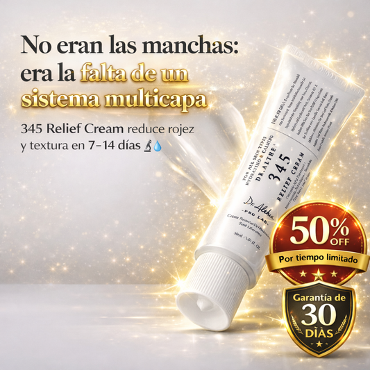 El sistema 3-4-5 que calma hoy y repara la piel post-acné en solo 7 días 🧬✨ º Ahora con 50% OFF exclusivo