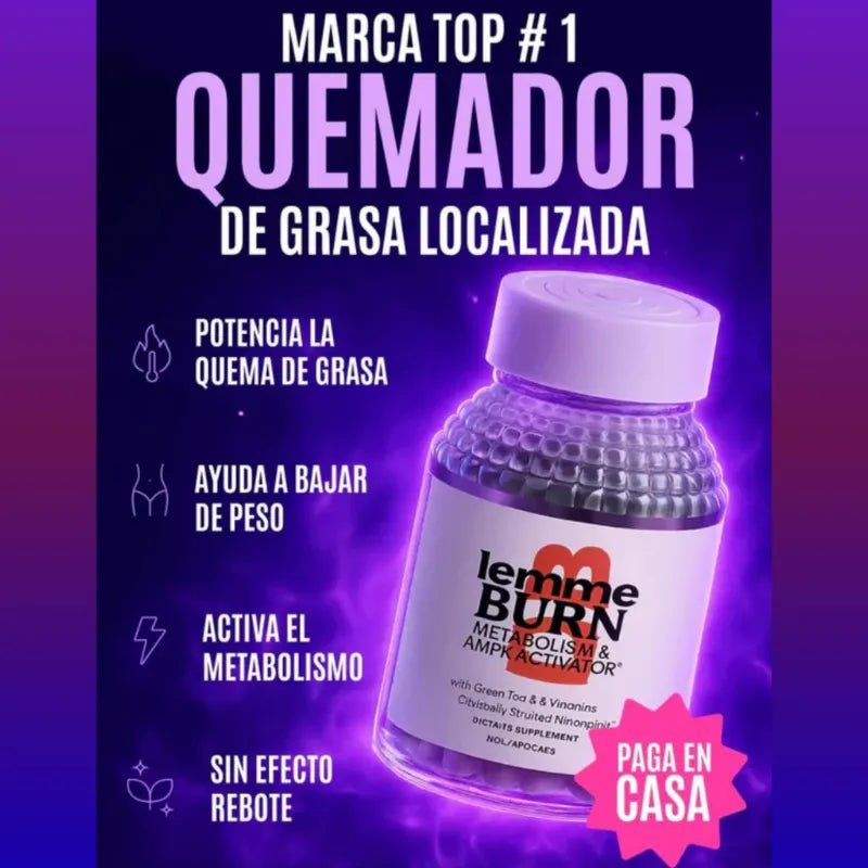 ¿Y si no fuera tu dieta… sino tu AMPK dormida? 🔥 Lemme Burn® activa el interruptor metabólico que ataca la grasa visceral ⚡