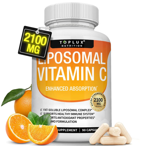 Vitamina C Liposomal 2100mg al -50% 😱 ¡Solo por Black Friday! Absorción máxima, energía al instante y refuerzo inmunológico 🔥🧡