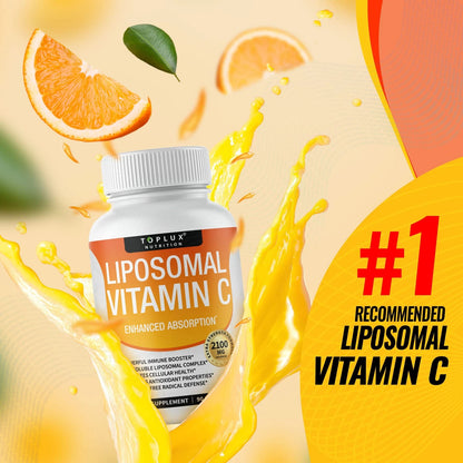 Vitamina C Liposomal 2100mg al -50% 😱 ¡Solo por Black Friday! Absorción máxima, energía al instante y refuerzo inmunológico 🔥🧡