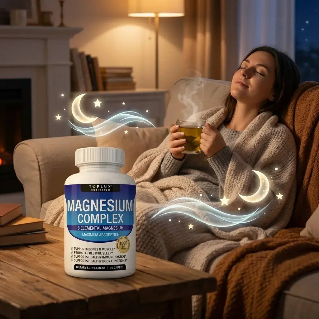 Más descanso, menos ansiedad y cero calambres: Vuelve a dormir profundo en solo 7 noches.🌙