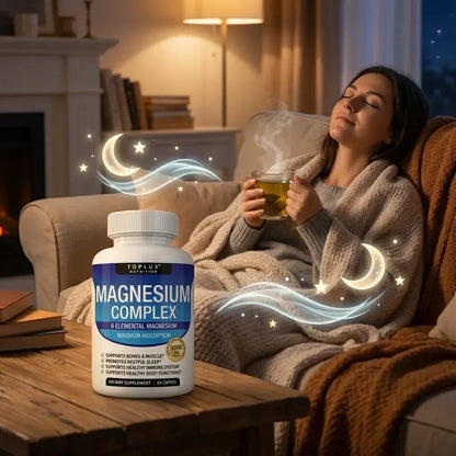 Más descanso, menos ansiedad y cero calambres: Vuelve a dormir profundo en solo 7 noches.🌙